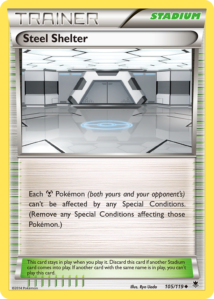 Steel Shelter (105/119) [XY: Phantom Forces] Reverse Holofoil