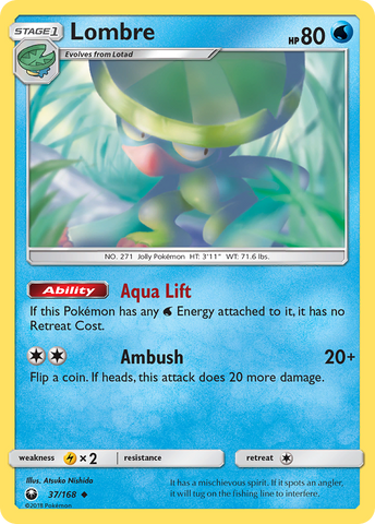Lombre (37/168) [Sun & Moon: Celestial Storm] Reverse Holofoil