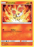 Fennekin (14/131) [Sun & Moon: Forbidden Light] Reverse Holofoil