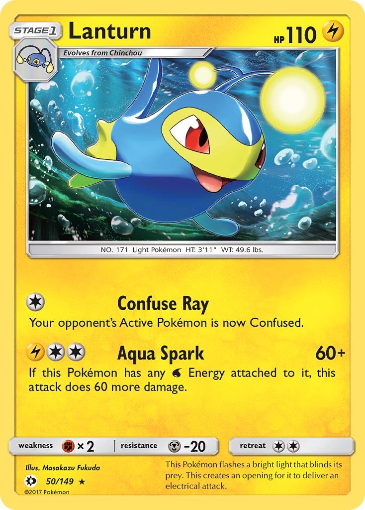 Lanturn (50/149) [Sun & Moon: Base Set] Reverse Holofoil