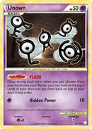 Unown (55/123) [HeartGold & SoulSilver: Base Set] Reverse Holofoil