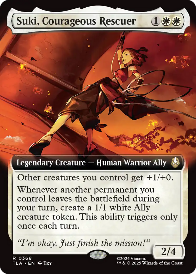 Suki, Courageous Rescuer (Extended Art) [Avatar: The Last Airbender] Foil