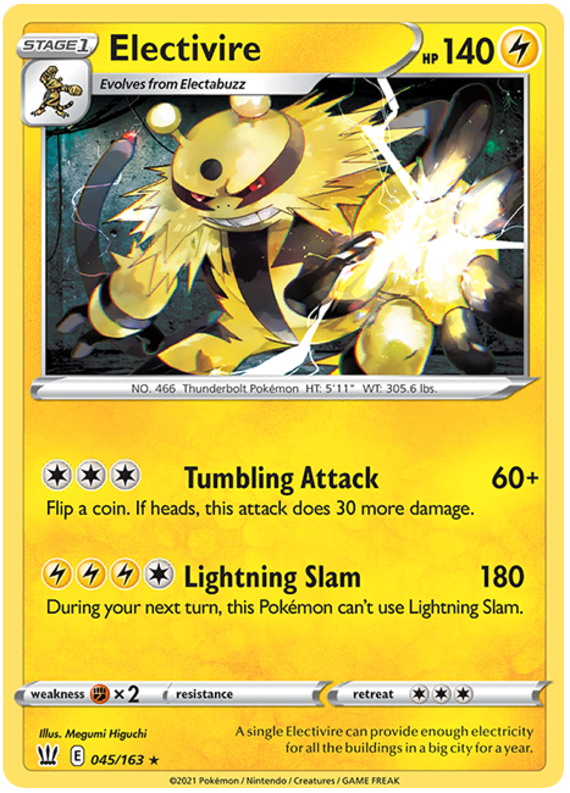 Electivire (045/163) [Sword & Shield: Battle Styles] Reverse Holofoil