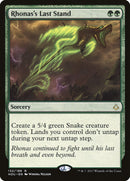 Rhonas's Last Stand [Hour of Devastation] Foil