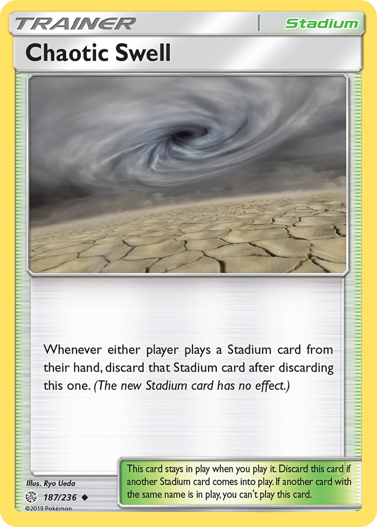 Chaotic Swell (187/236) [Sun & Moon: Cosmic Eclipse] Reverse Holofoil