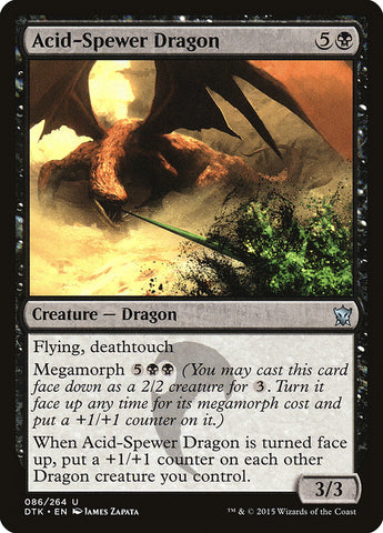 Acid-Spewer Dragon [Dragons of Tarkir] Foil