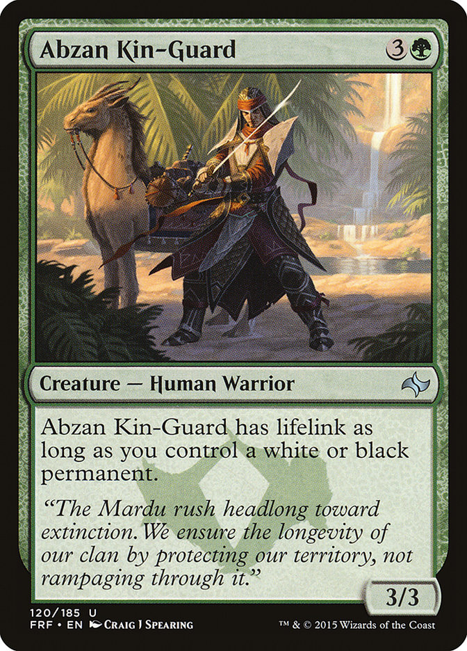 Abzan Kin-Guard [Fate Reforged] Foil