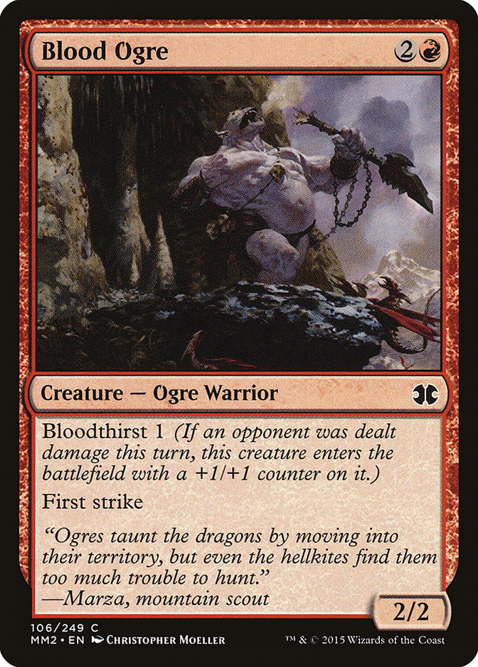 Blood Ogre [Modern Masters 2015] Foil