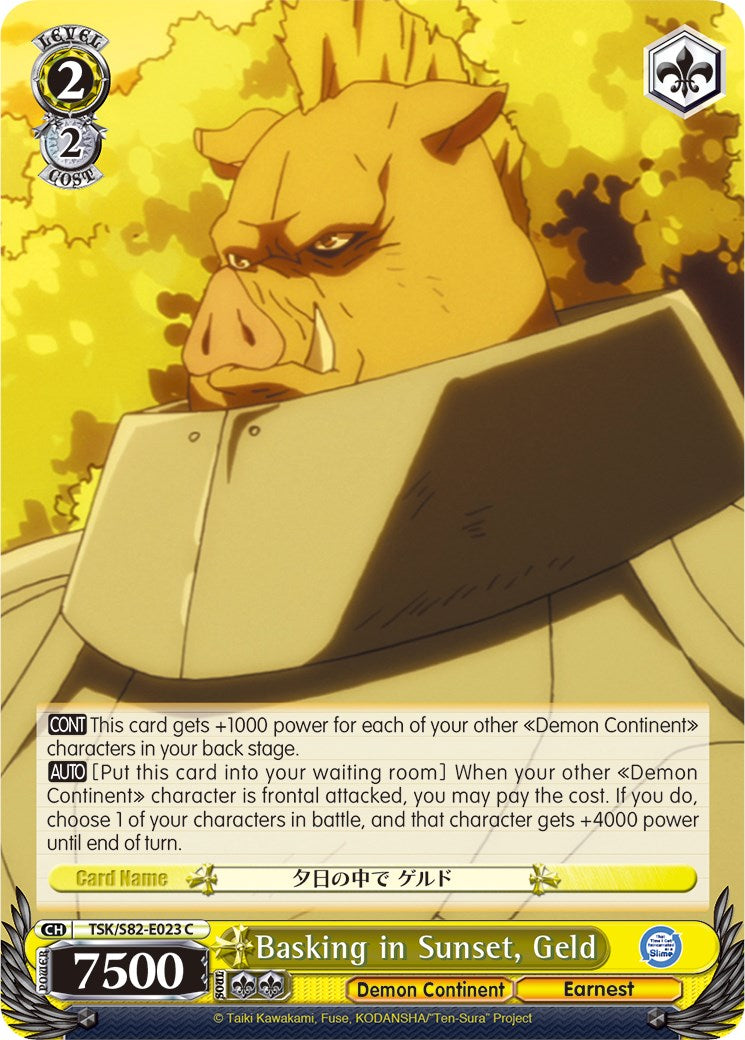 Basking in Sunset, Geld (TSK/S82-E023 C) [That Time I Got Reincarnated as a Slime Vol.2]
