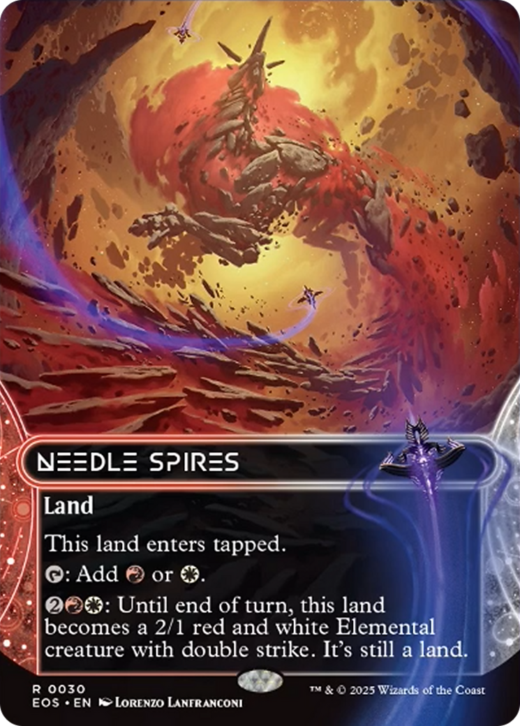 Needle Spires (0030) (Borderless) [Edge of Eternities: Stellar Sights] Foil