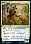 Devoted Grafkeeper // Departed Soulkeeper [Innistrad: Midnight Hunt] Foil
