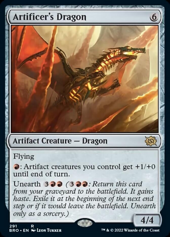 Artificer's Dragon [The Brothers' War] Foil