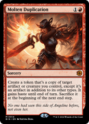 Molten Duplication [Outlaws of Thunder Junction: The Big Score Promos] Foil