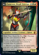 Flamewar, Brash Veteran // Flamewar, Streetwise Operative [Transformers] Foil