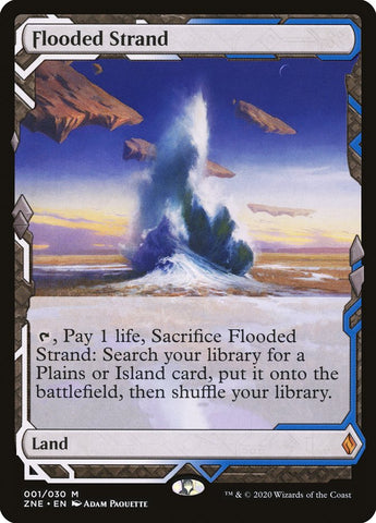 Flooded Strand (Expeditions) [Zendikar Rising Expeditions] Foil