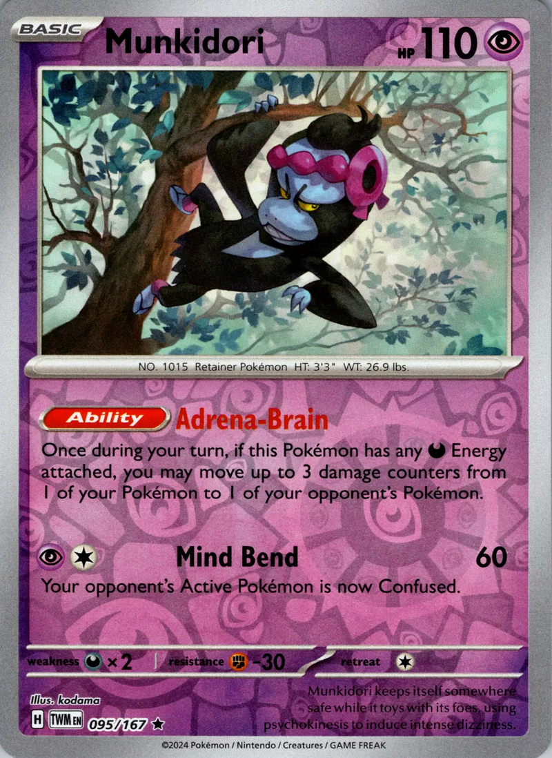 Munkidori (095/167) [Scarlet & Violet: Twilight Masquerade] Reverse Holofoil
