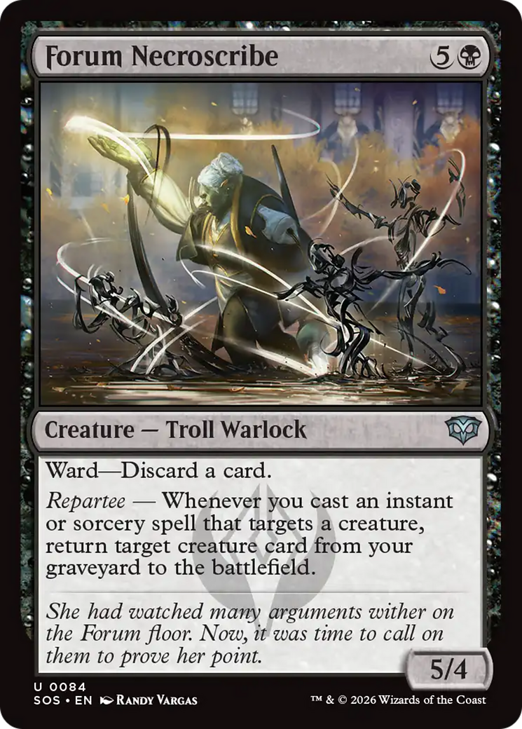 Forum Necroscribe [Secrets of Strixhaven] Foil