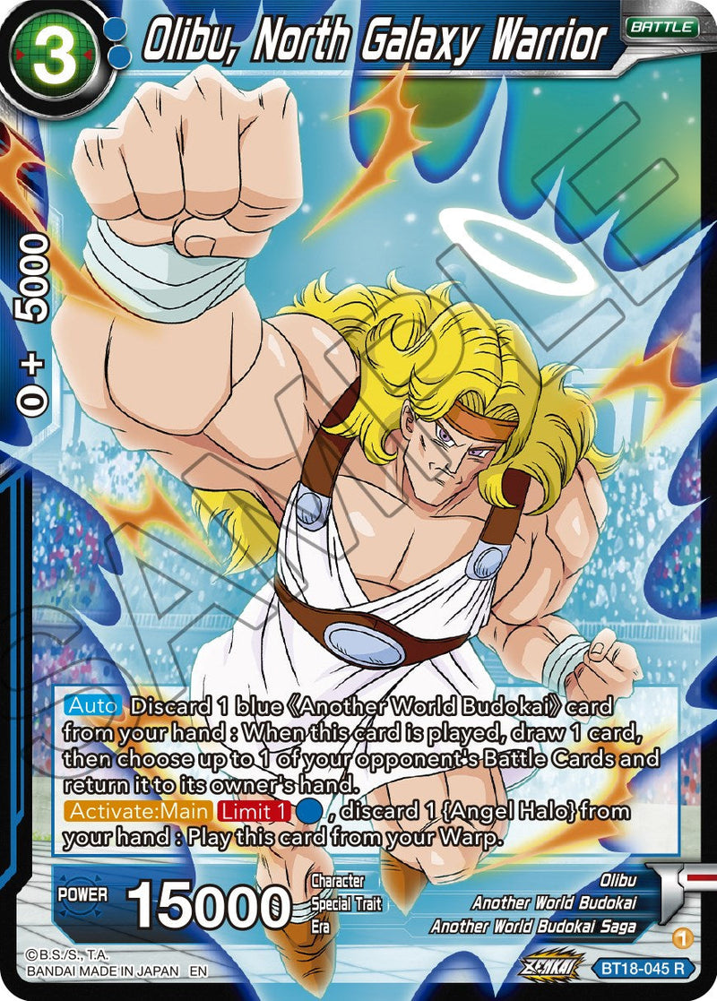 Olibu, North Galaxy Warrior (BT18-045) [Dawn of the Z-Legends] Parallel Foil