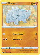 Rhyhorn (096/202) [Sword & Shield: Base Set] Reverse Holofoil