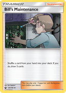 Bill's Maintenance (126/168) [Sun & Moon: Celestial Storm] Reverse Holofoil