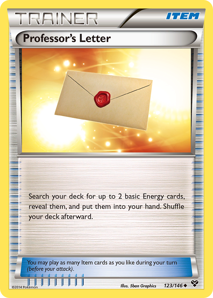 Professor's Letter (123/146) [XY: Base Set] Reverse Holofoil