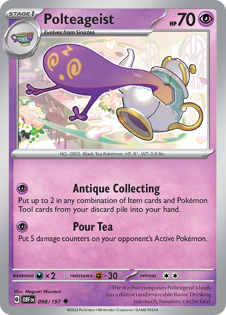 Polteageist (098/197) [Scarlet & Violet: Obsidian Flames] Reverse Holofoil