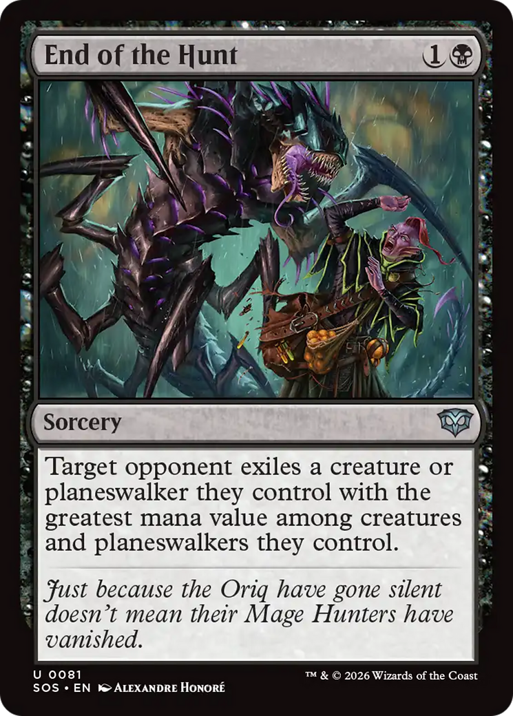 End of the Hunt [Secrets of Strixhaven] Foil