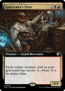 Graywater's Fixer (Extended Art) [Outlaws of Thunder Junction Commander] Foil