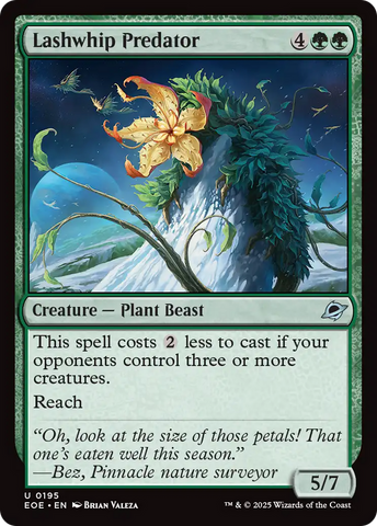 Lashwhip Predator [Edge of Eternities] Foil