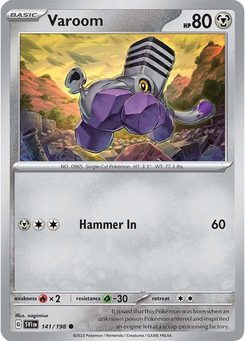 Varoom (141/198) [Scarlet & Violet: Base Set] Reverse Holofoil
