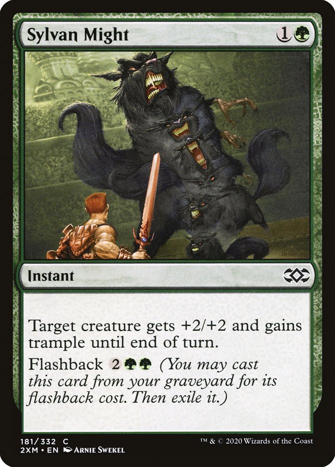 Sylvan Might [Double Masters] Foil