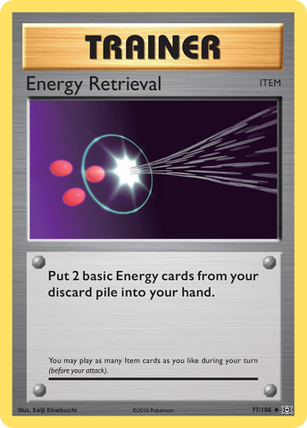 Energy Retrieval (77/108) [XY: Evolutions] Reverse Holofoil