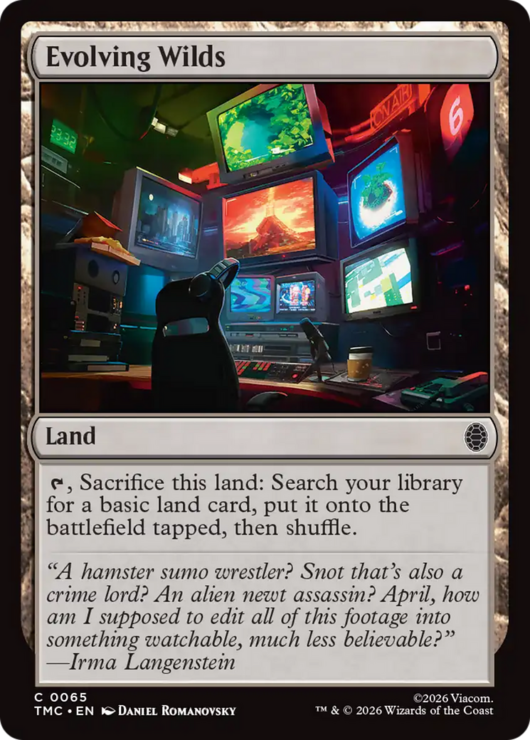 Evolving Wilds [Teenage Mutant Ninja Turtles Commander] Foil