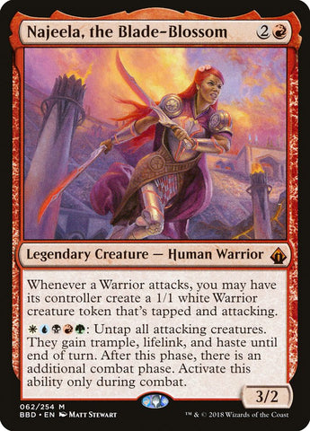 Najeela, the Blade-Blossom [Battlebond] Foil
