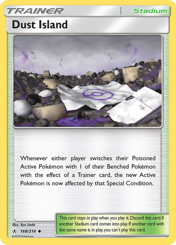 Dust Island (168/214) [Sun & Moon: Unbroken Bonds] Reverse Holofoil
