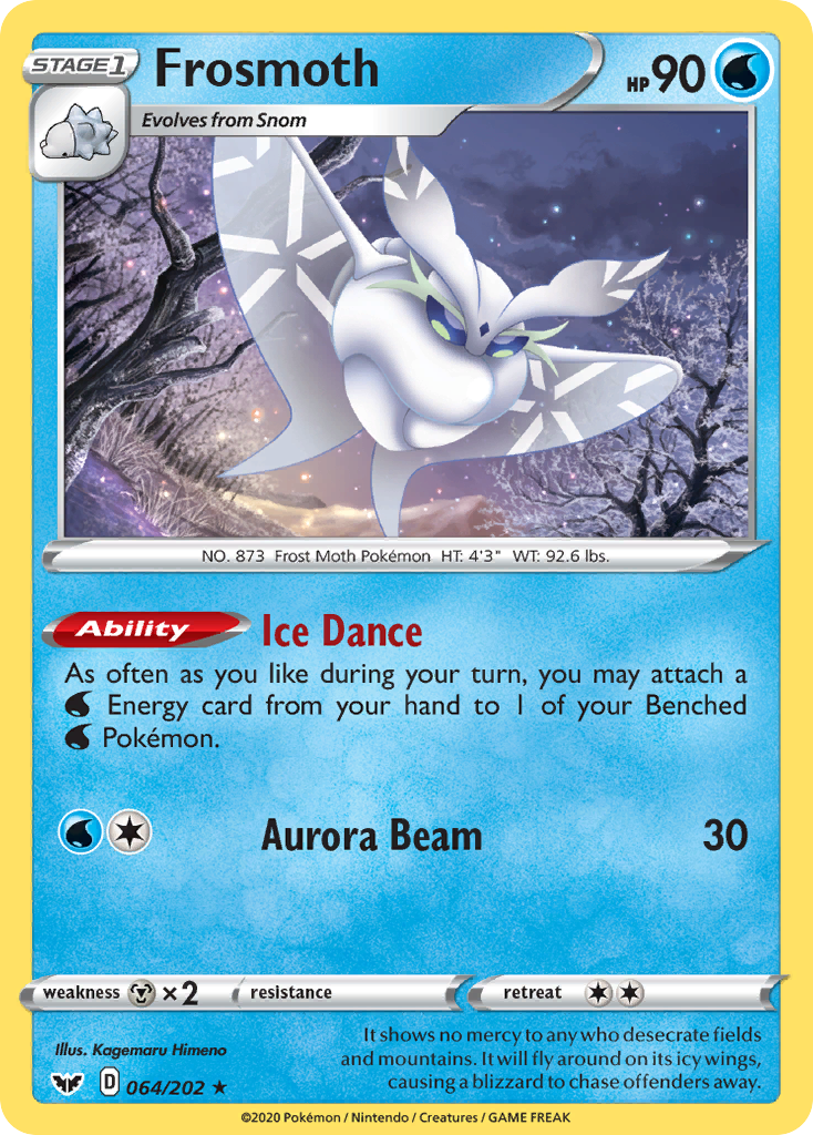 Frosmoth (064/202) [Sword & Shield: Base Set] Reverse Holofoil