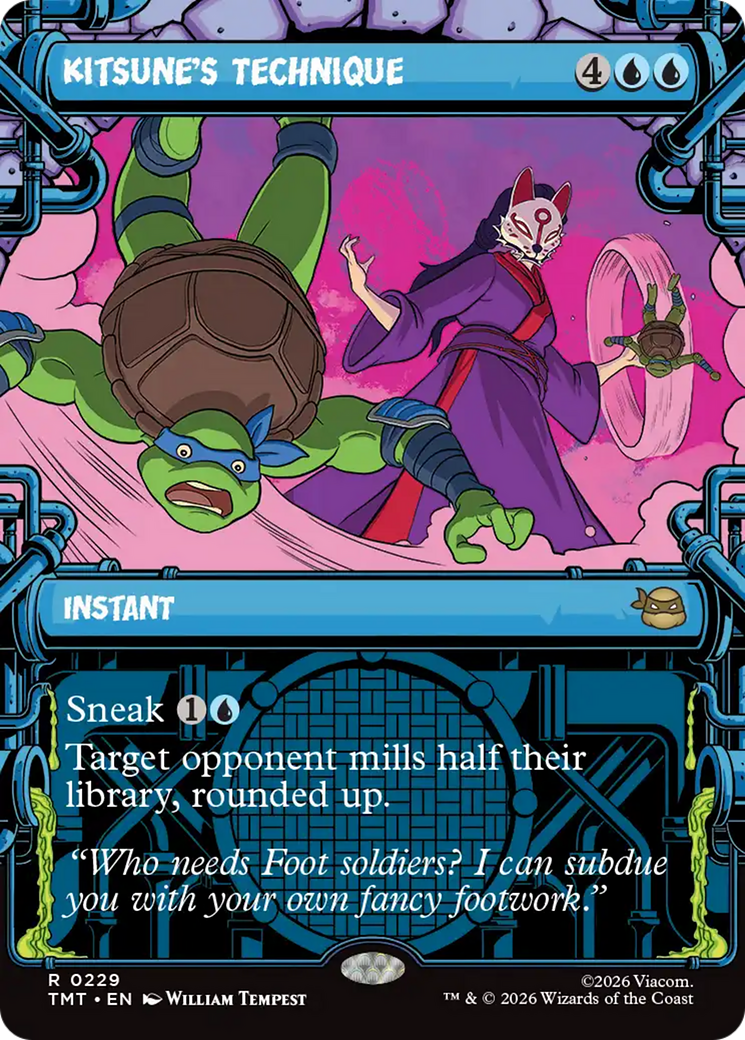 Kitsune's Technique (Showcase) [Teenage Mutant Ninja Turtles] Foil