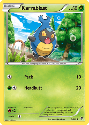 Karrablast (8/119) [XY: Phantom Forces] Reverse Holofoil