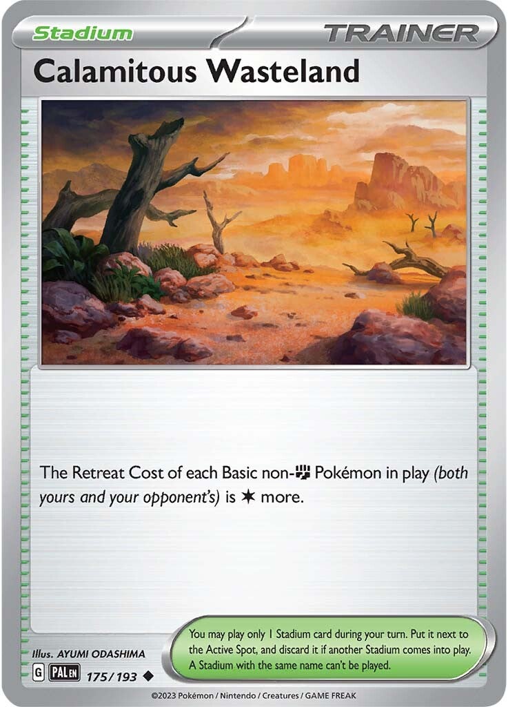 Calamitous Wasteland (175/193) [Scarlet & Violet: Paldea Evolved] Reverse Holofoil