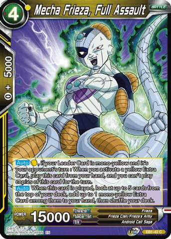 Mecha Frieza, Full Assault (EB1-42) [Battle Evolution Booster] Parallel Foil