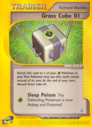 Grass Cube 01 (124/147) [Aquapolis] Reverse Holofoil