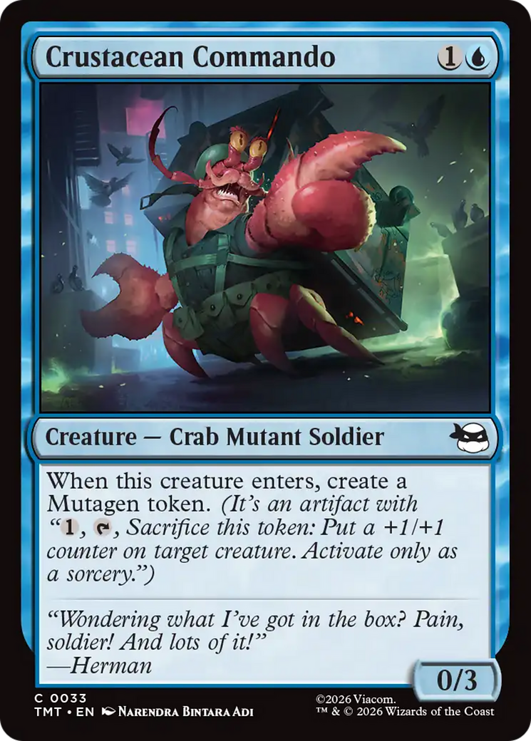 Crustacean Commando [Teenage Mutant Ninja Turtles] Foil