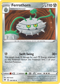 Ferrothorn (124/185) [Sword & Shield: Vivid Voltage] Reverse Holofoil