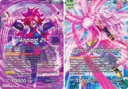 Android 21 // Android 21, Malevolence Unbound (BT8-024) [Malicious Machinations] Parallel Foil