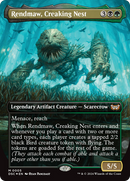 Rendmaw, Creaking Nest (Borderless) [Duskmourn: House of Horror Commander] Foil