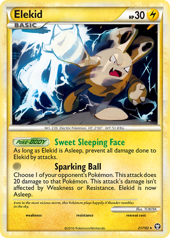 Elekid (21/102) [HeartGold & SoulSilver: Triumphant] Reverse Holofoil