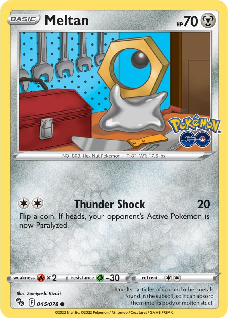 Meltan (045/078) [Pokémon GO] Reverse Holofoil