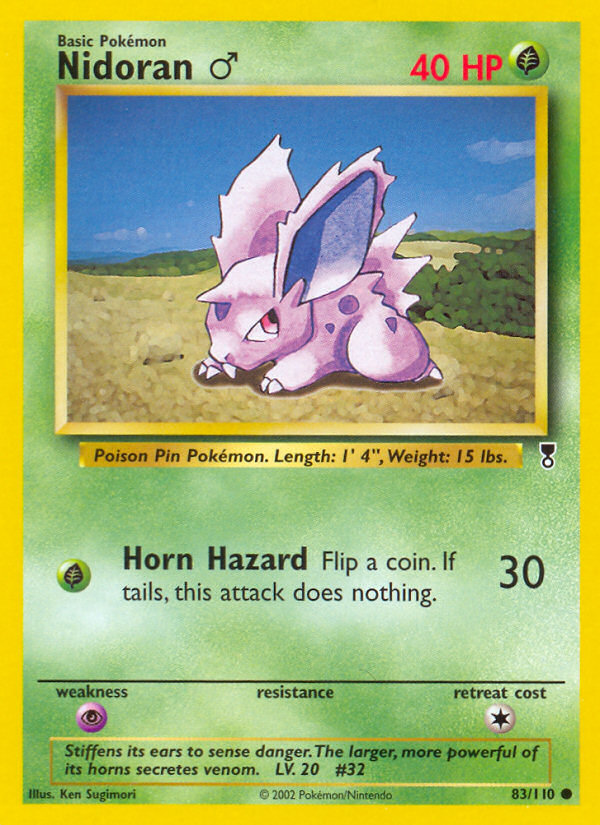 Nidoran (83/110) (Male) [Legendary Collection] Reverse Holofoil