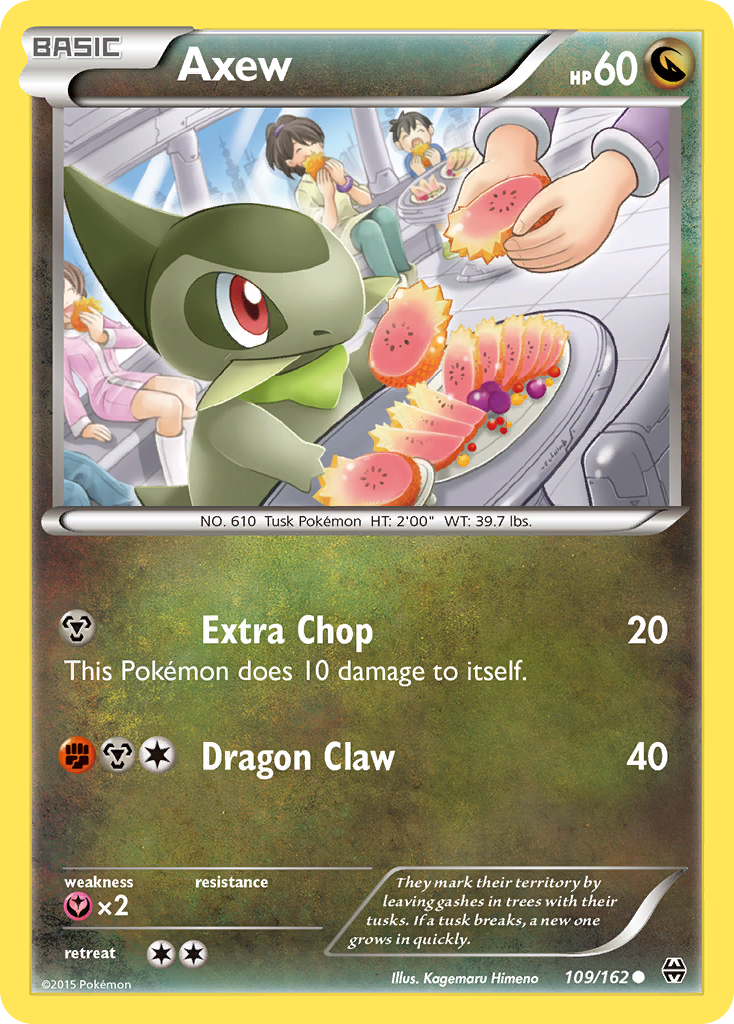 Axew (109/162) [XY: BREAKthrough] Reverse Holofoil