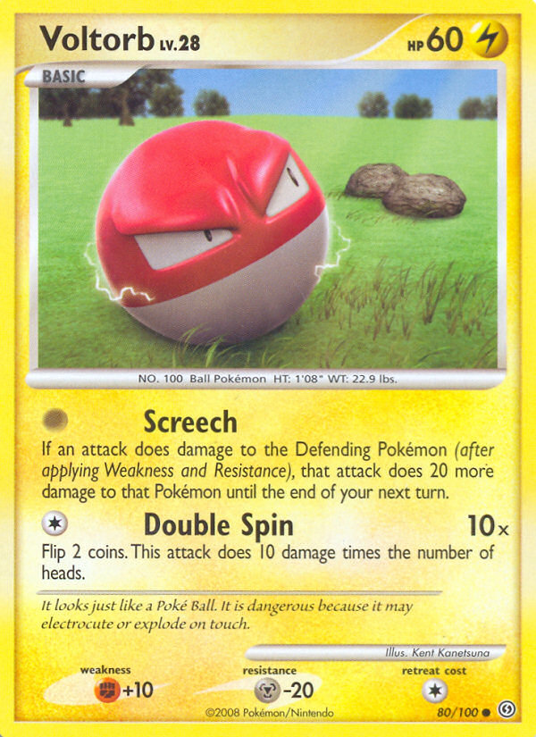 Voltorb (80/100) [Diamond & Pearl: Stormfront] Reverse Holofoil